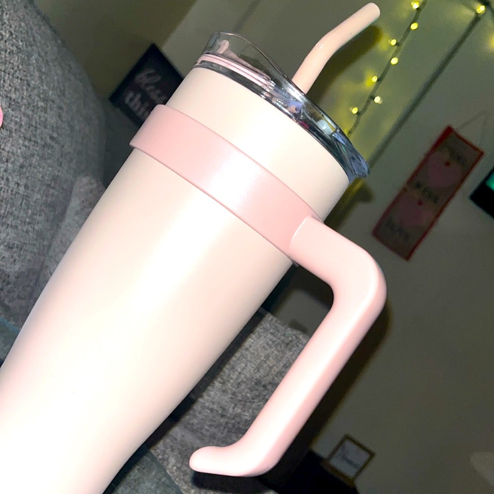 Pink tumblr cup